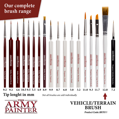 Army Painter Tools: Wargamer Brush - Vehicle & Scenery
