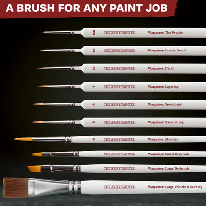 Army Painter Tools: Wargamer Brush - The Psycho 10/0