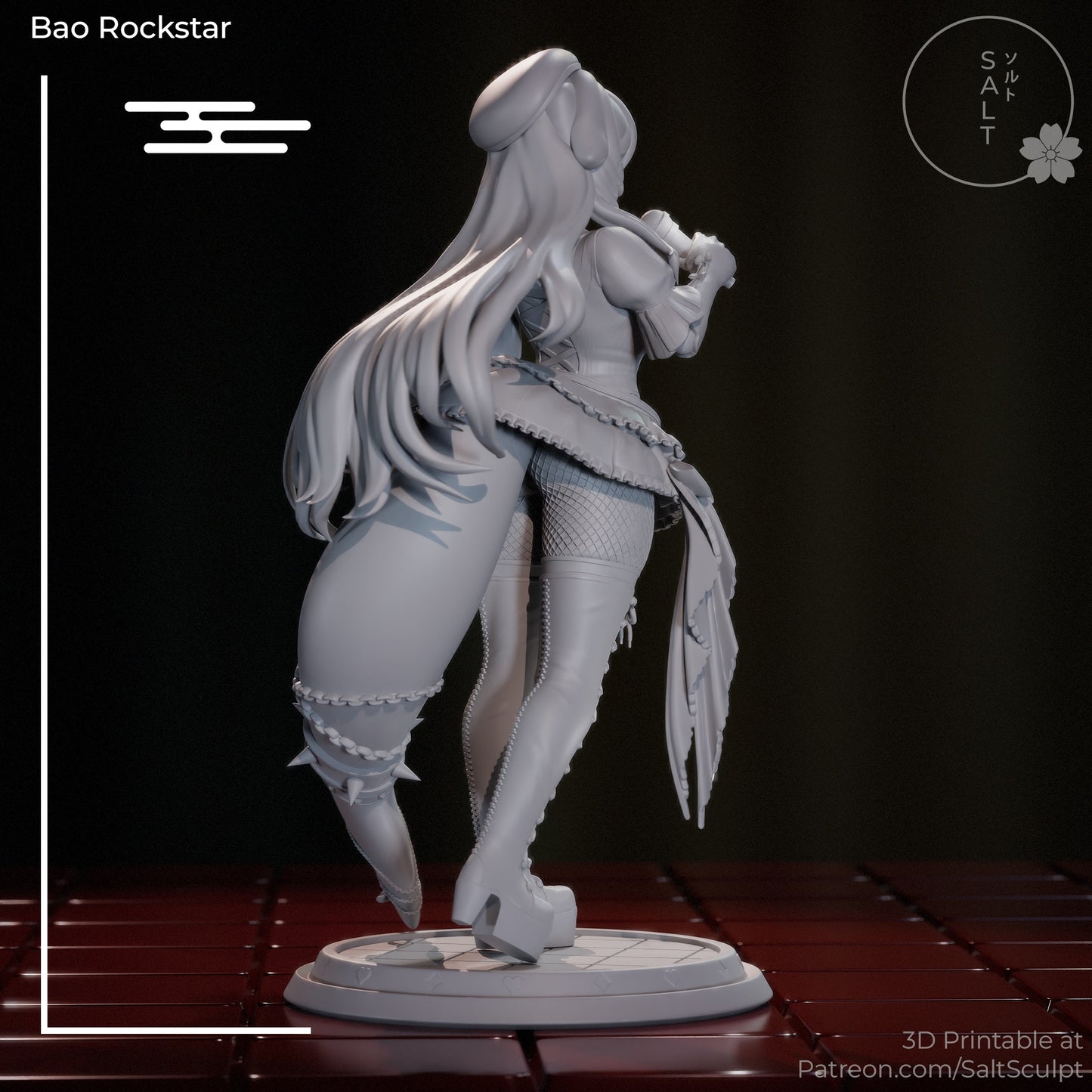 Boa the Whale - Rockstar Outfit - V-Tuber - 1:7 Scale Figure