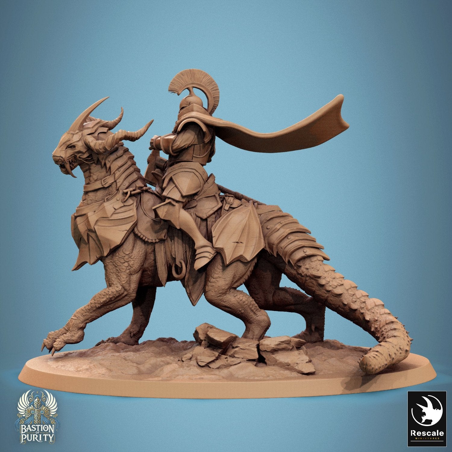 Dragoryx - Mounted & Caped Rider – Dungeon Master Minis