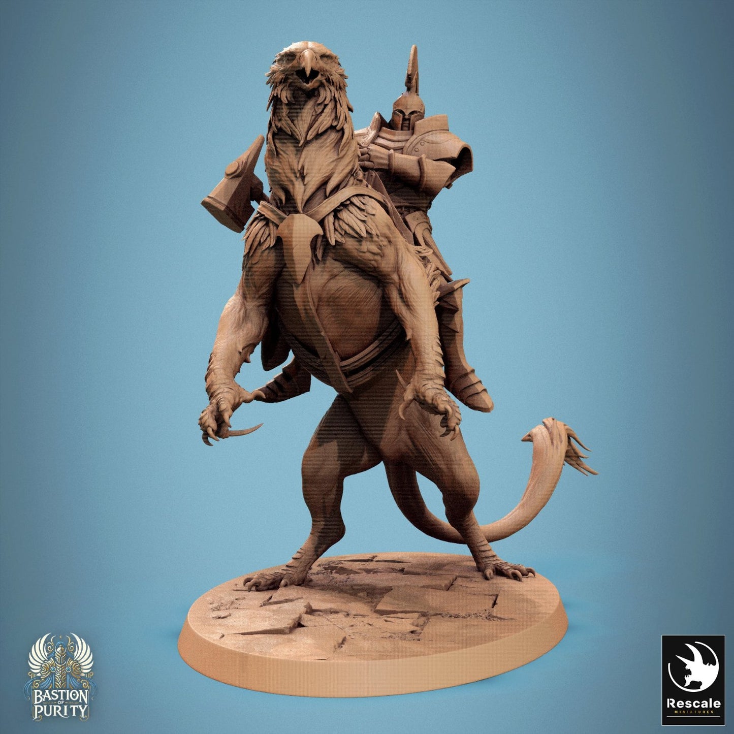 Gryph rearing up heroically. Ideal for scaring off foes or impressing dates.

