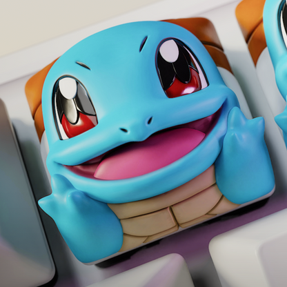 Squirtle's mischievous smile