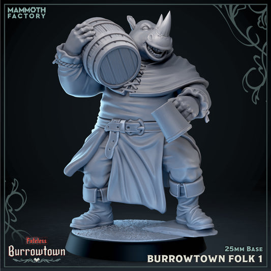 Burrowtown Folk – Beastfolk Villagers – Fateless – Miniatures