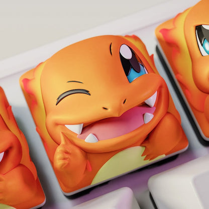 Charmander winking and a thumbs up.