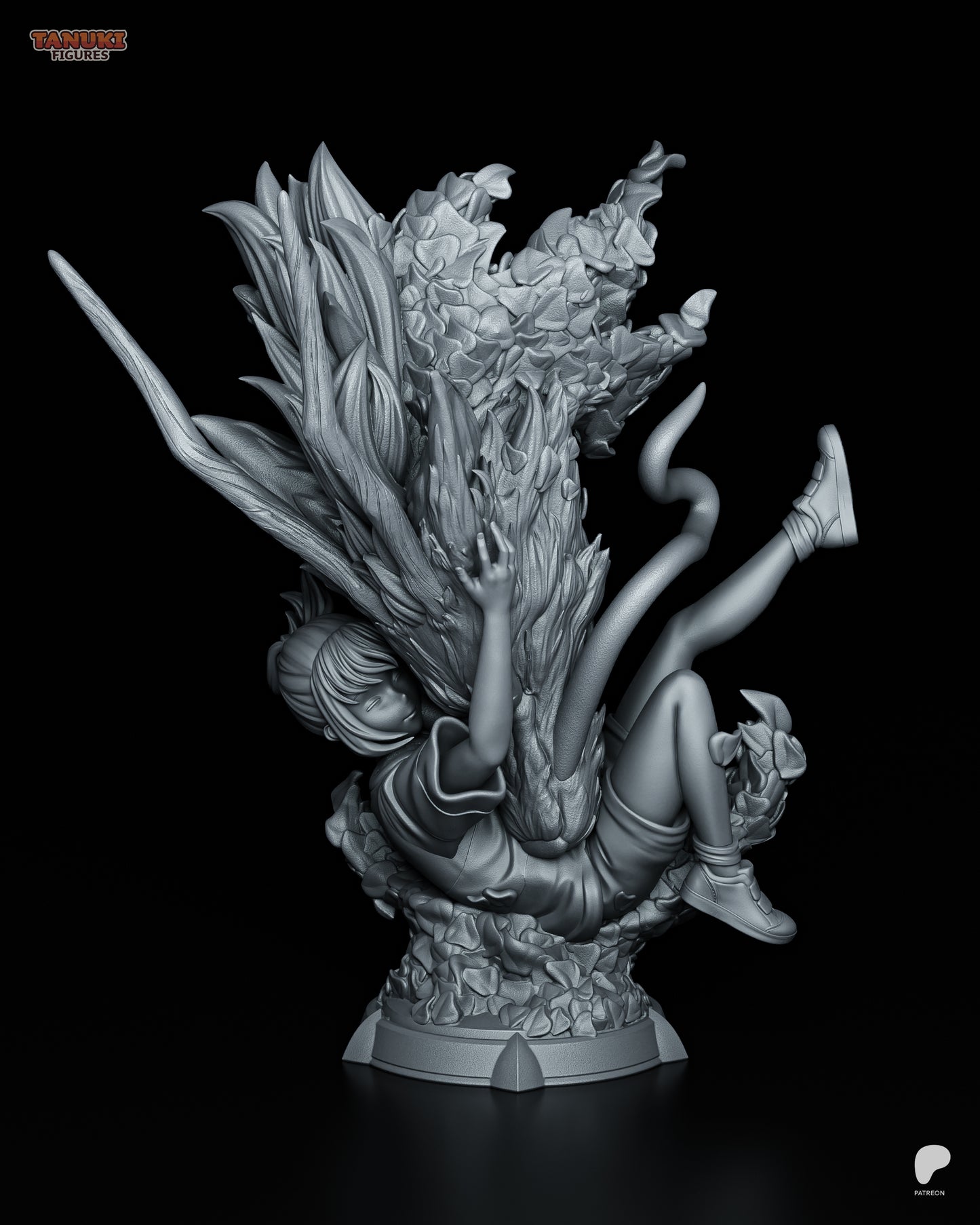 Chihiro bust figurine from Spirited Away, detailed collectible statue showing the Studio Ghibli heroine in 1:6 scale for anime figure collectors