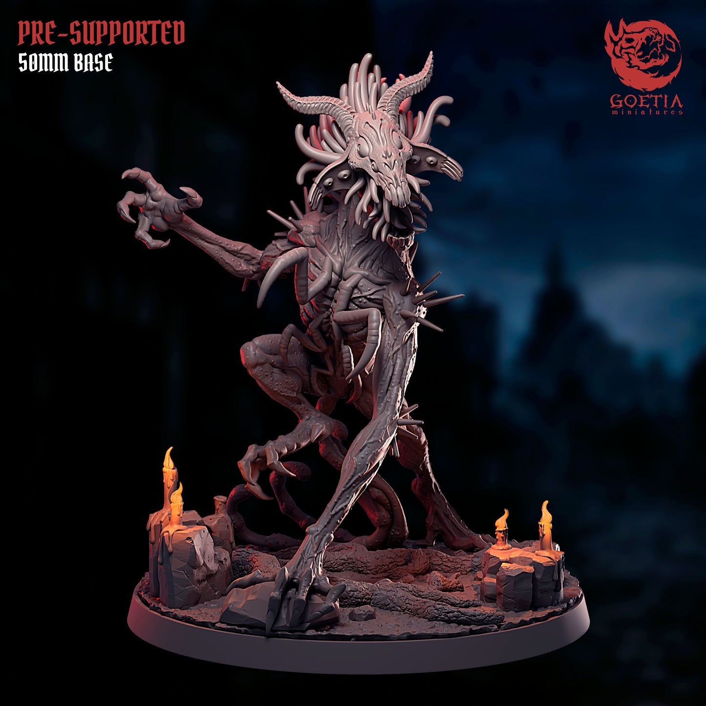 Cleptophagus – Horned Abyssal Devourer – Gruesome Ritual Miniature