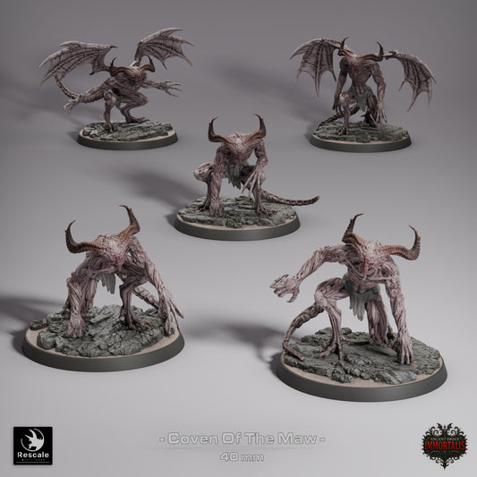 Coven of the Maw – Fiendish Maw Demon Horde – Miniatures