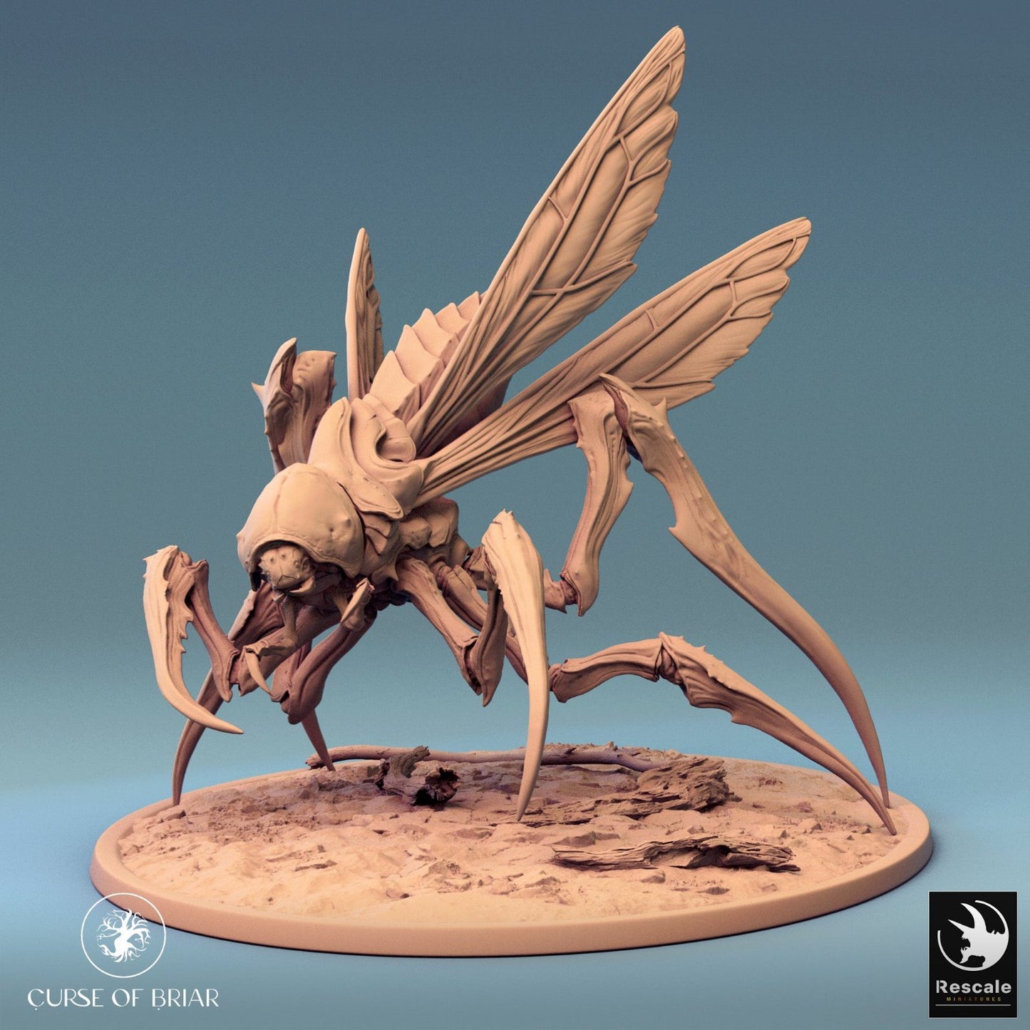 Fyrionis showing off its wings and stance, prepared for whatever chaotic orders it will receive next. Ideal for sci-fi and fantasy crossover settings.