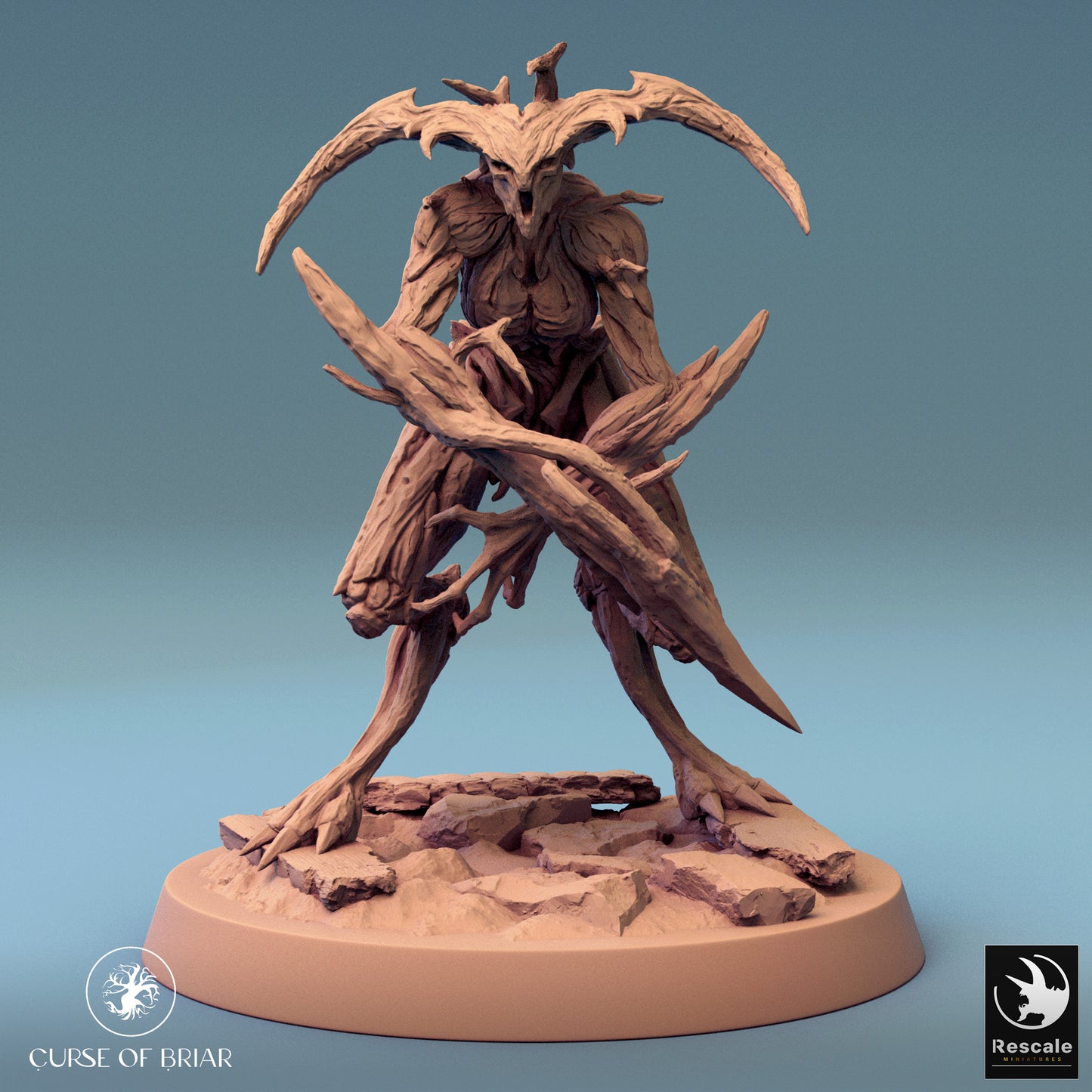 The Wood Fey’s crossed branches seem to form a barrier—a “no trespassing” warning for adventurers. It’s guarding something… or it just enjoys being dramatic. Use this in any Pathfinder game for added suspense.