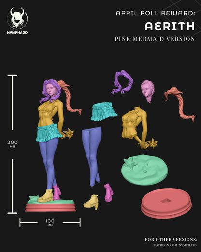 Aerith - Final Fantasy VII (SFW/NSFW 18+ Only) - 1:6 Scale