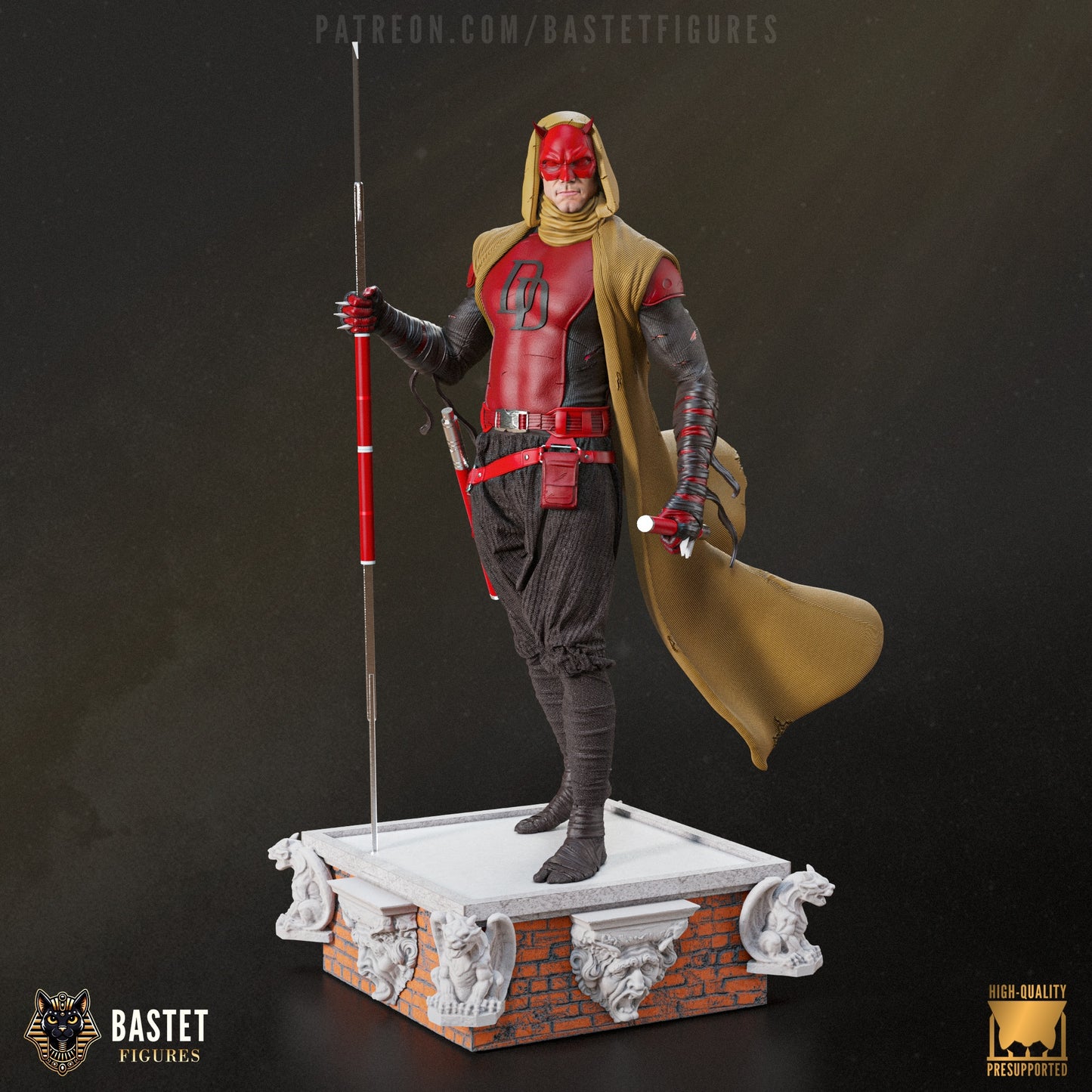 Daredevil / King Daredevil Suit  - Marvel Comics - 1:8 Scale Figure & Bust