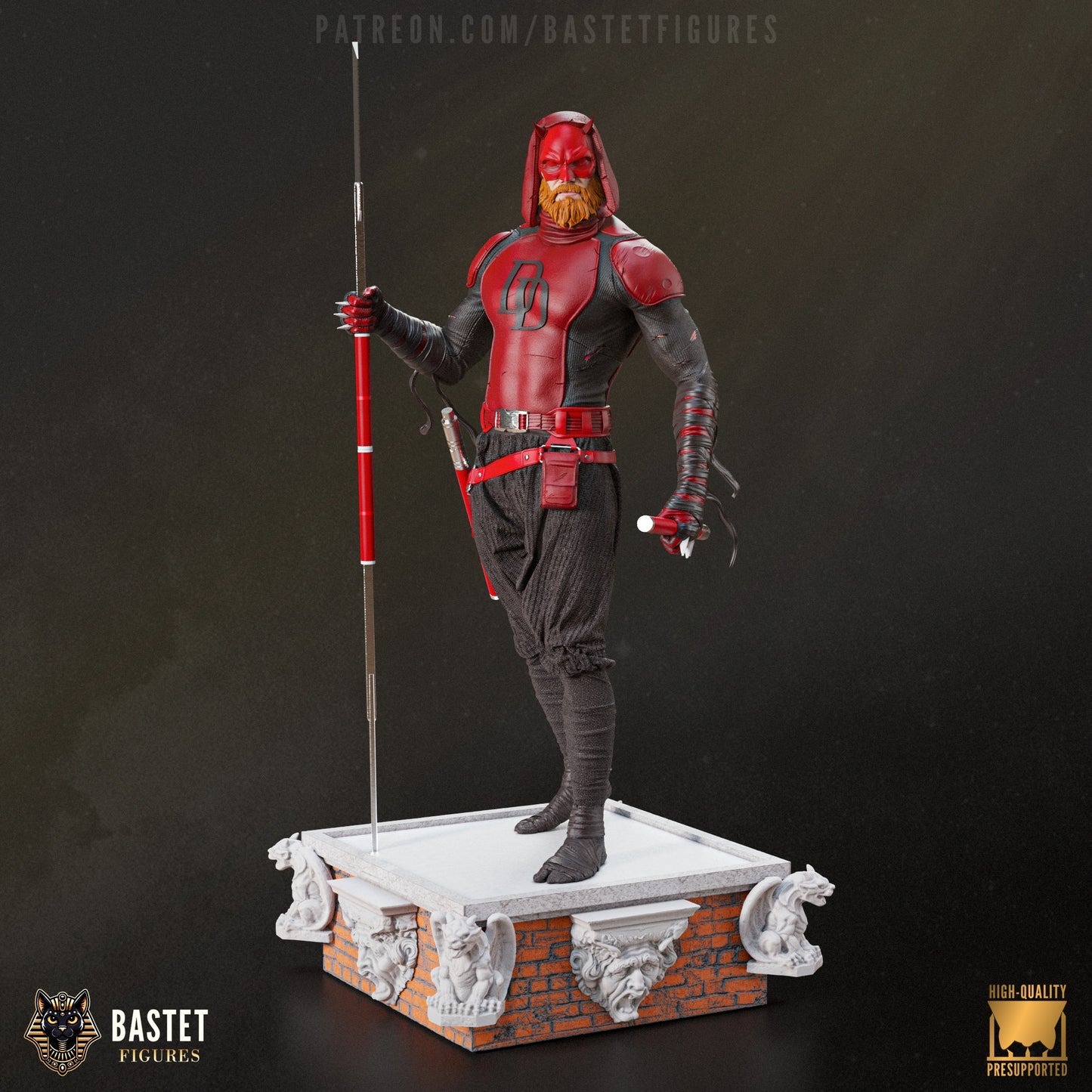 Daredevil / King Daredevil Suit  - Marvel Comics - 1:8 Scale Figure & Bust