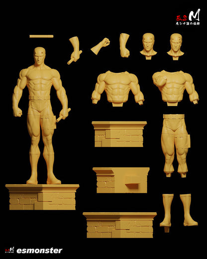 Daredevil interchangeable torso and arm parts Marvel 1:6 scale collectible