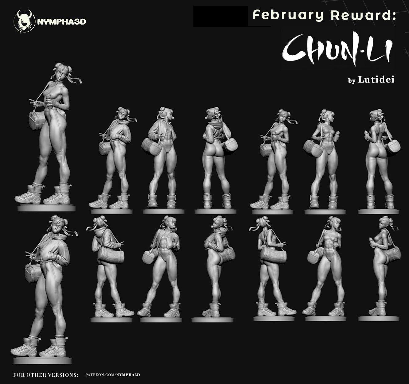 Chun-Li - Street Fighter (SFW/NSFW 18+ Only) - 1:6 Scale Figure & Bust