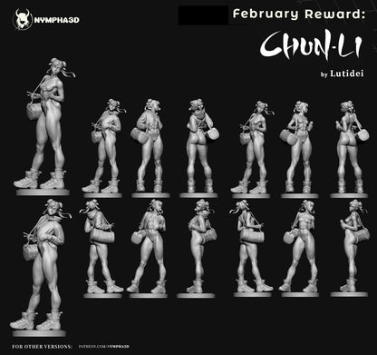 Chun-Li - Street Fighter (SFW/NSFW 18+ Only) - 1:6 Scale Figure & Bust