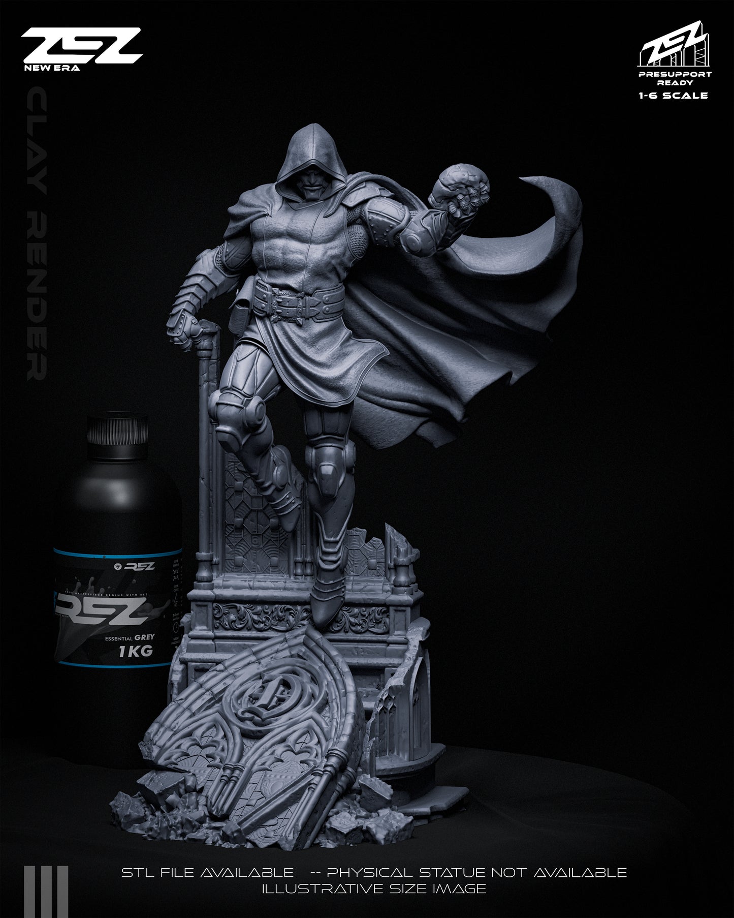 Dr. Doom - Marvel Comics - 1:6 Scale Figure & Bust