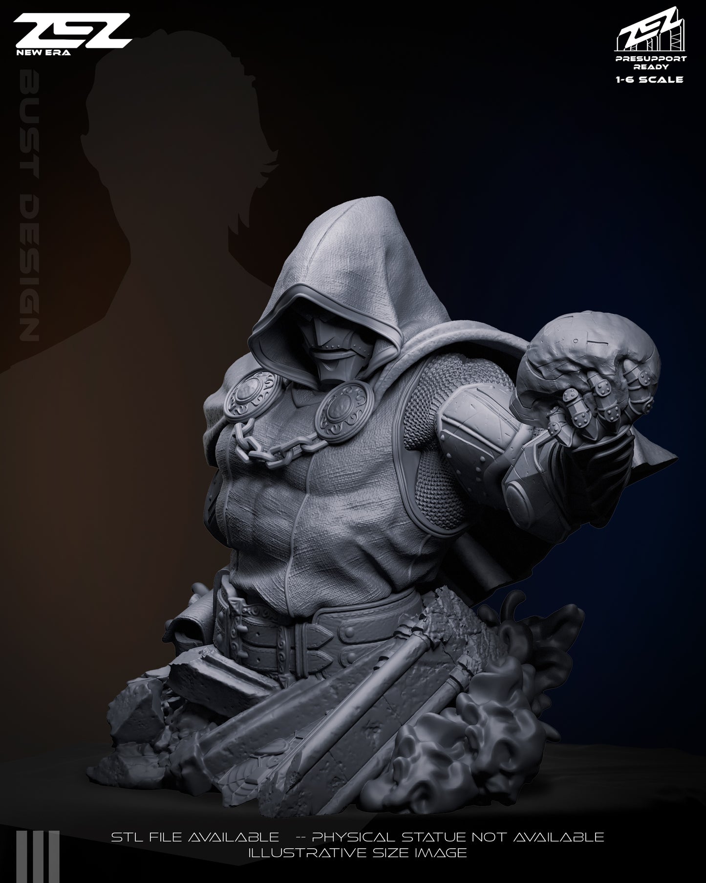Dr. Doom - Marvel Comics - 1:6 Scale Figure & Bust