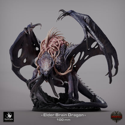 Elder Brain Dragon – Aberration Dragon Horror – Miniature
