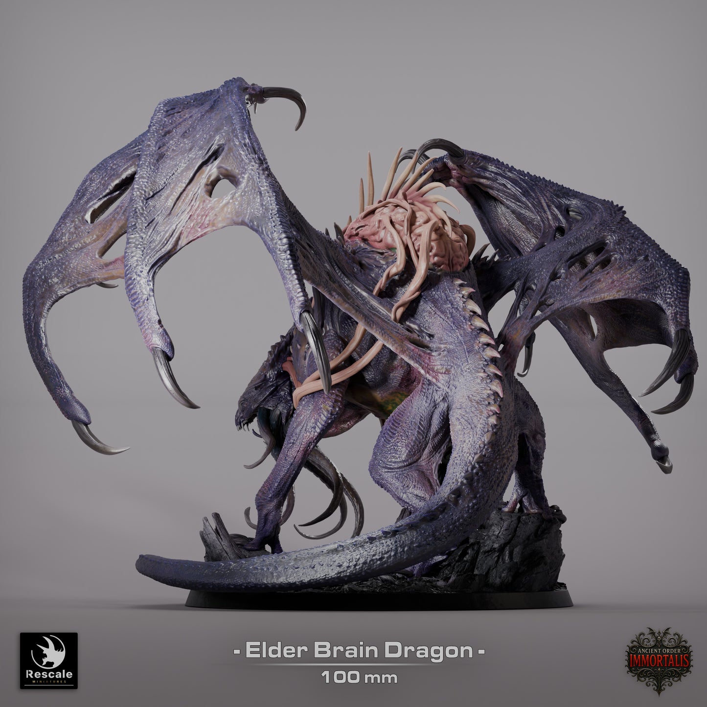 Elder Brain Dragon – Aberration Dragon Horror – Miniature