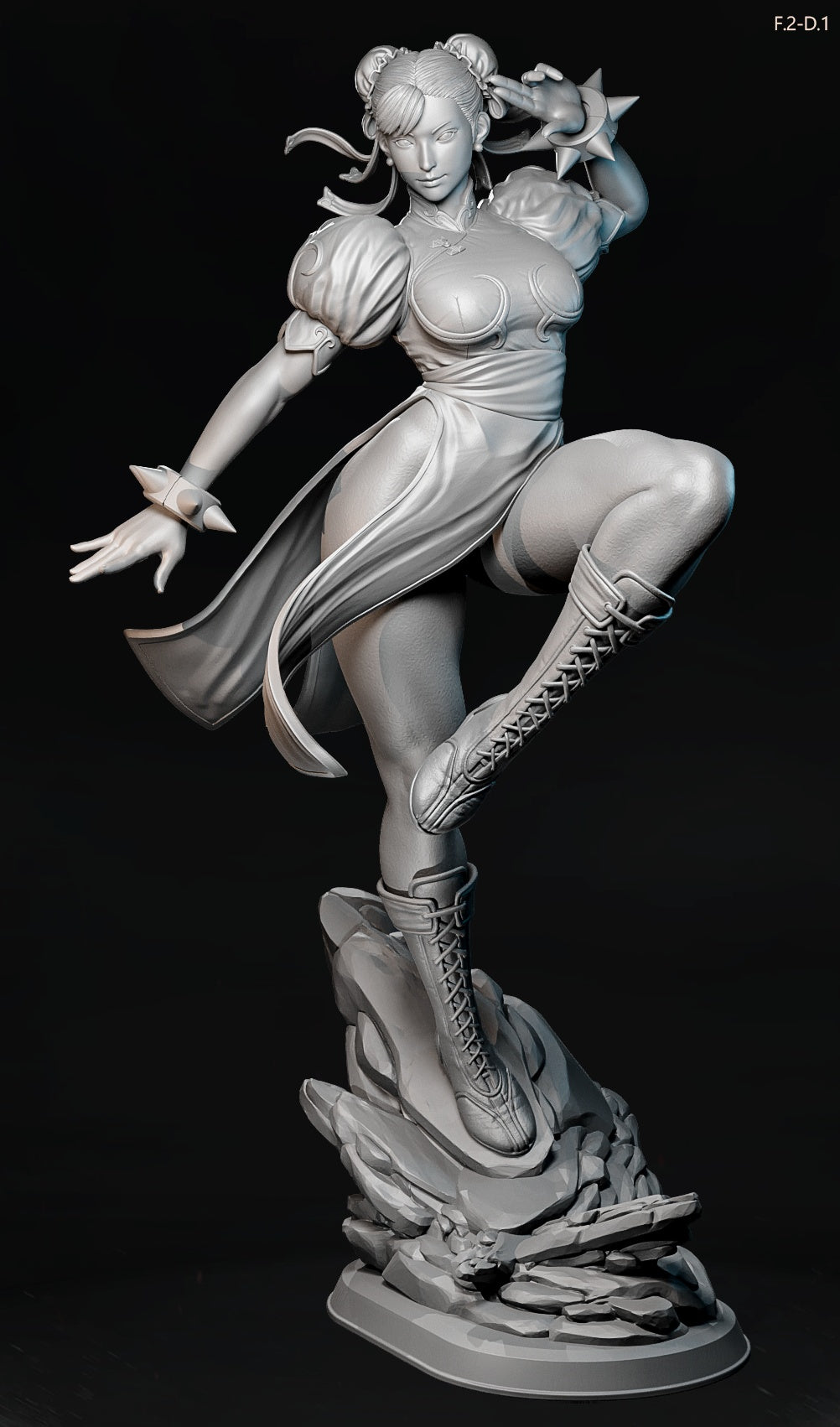 Chun-Li Pose 1 - Street Fighter (SFW/NSFW 18+ Only) - 1:6 Scale Figure