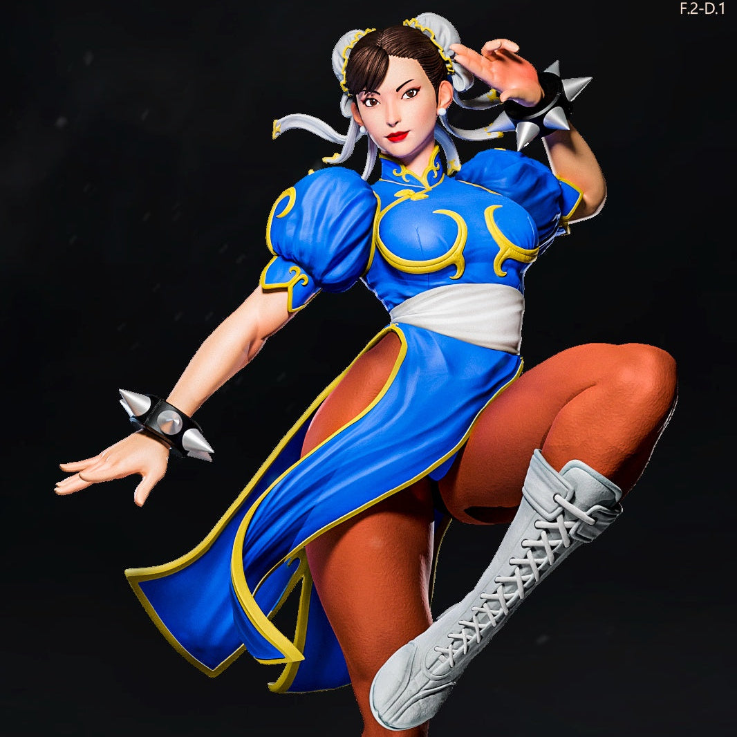 Chun-Li Pose 1 - Street Fighter (SFW/NSFW 18+ Only) - 1:6 Scale Figure