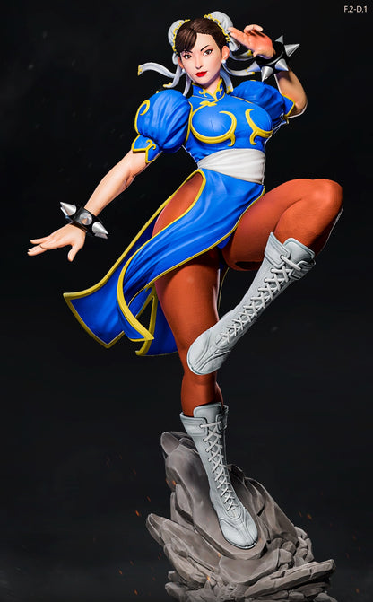 Chun-Li Pose 1 - Street Fighter (SFW/NSFW 18+ Only) - 1:6 Scale Figure