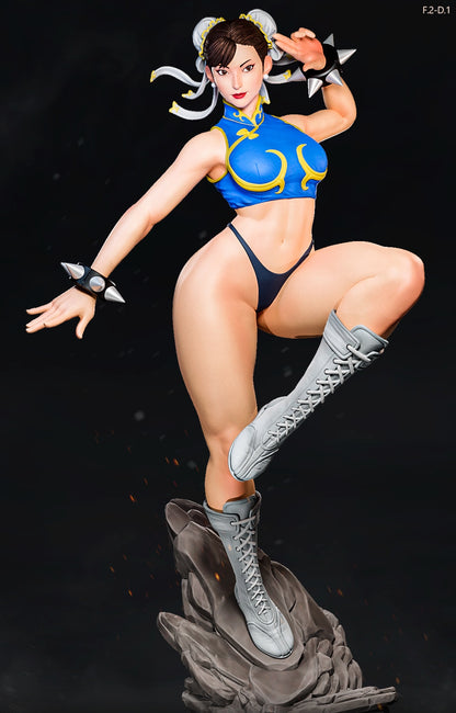 Chun-Li Pose 1 - Street Fighter (SFW/NSFW 18+ Only) - 1:6 Scale Figure
