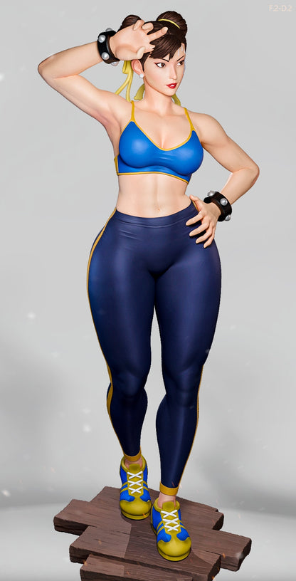 Chun-Li Pose 2 - Street Fighter (SFW/NSFW 18+ Only) - 1:6 Scale Figure