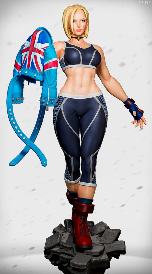 Cammy Street Fighter 1:6 scale figure alternate jacket outfit athletic stance