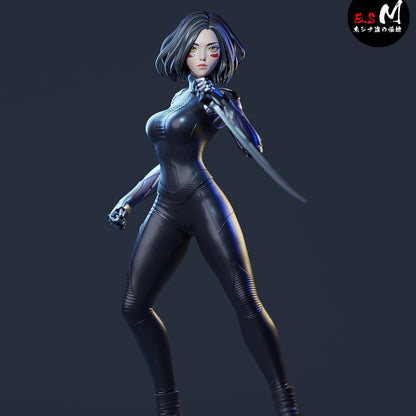 Alita Battle Angel 1:6 scale collectible figure finished display cybernetic warrior dynamic pose base