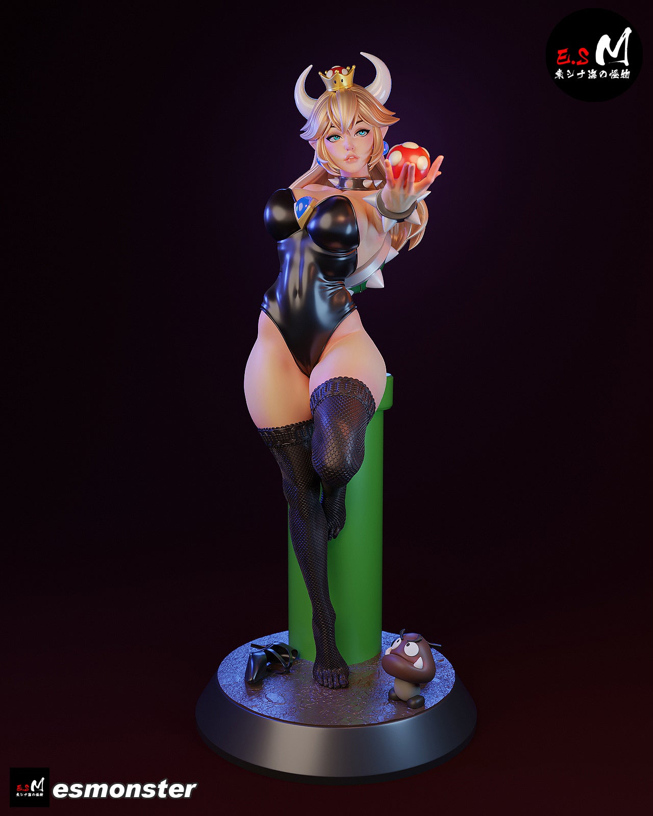 Bowsette - Super Mario (SFW/NSFW 18+ Only) - 1:6 scale Figure