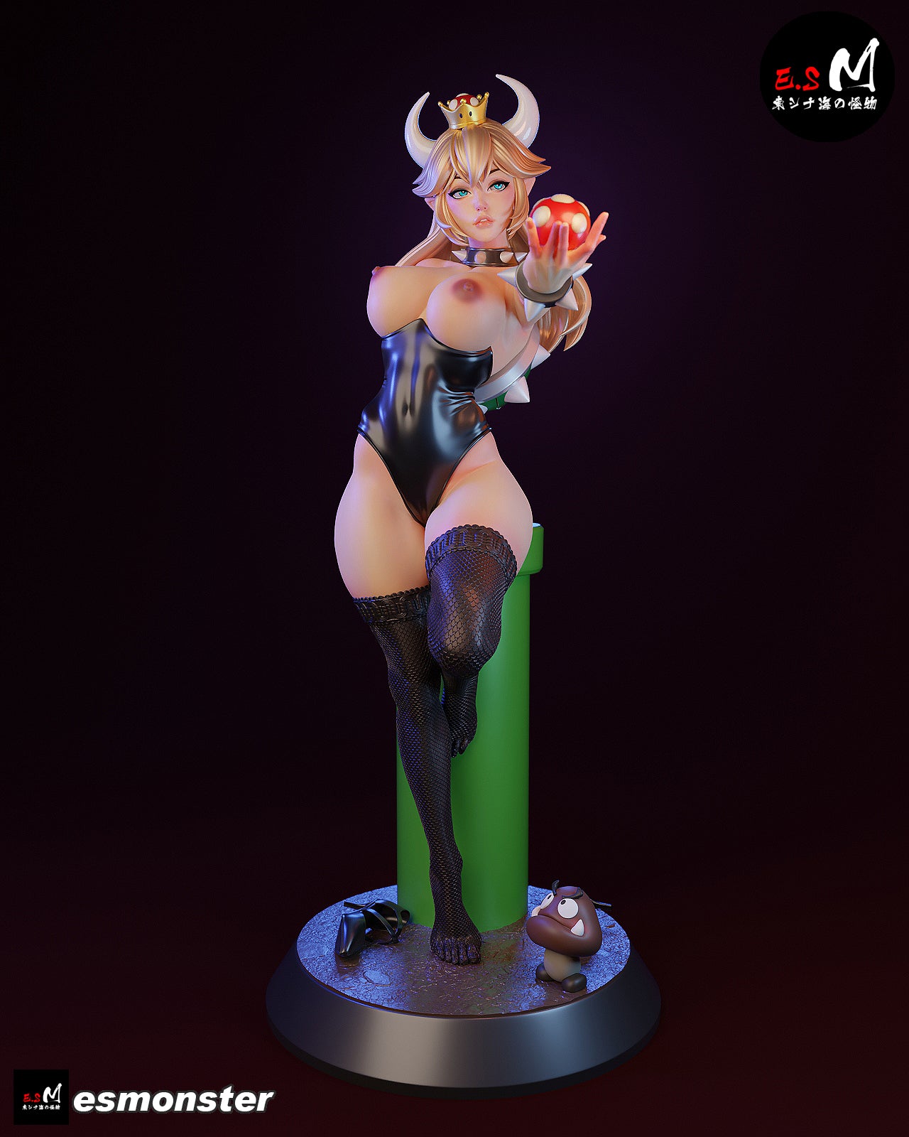Bowsette - Super Mario (SFW/NSFW 18+ Only) - 1:6 scale Figure