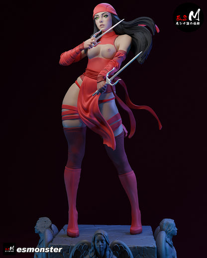 Elektra Marvel Comics NSFW alternate display option