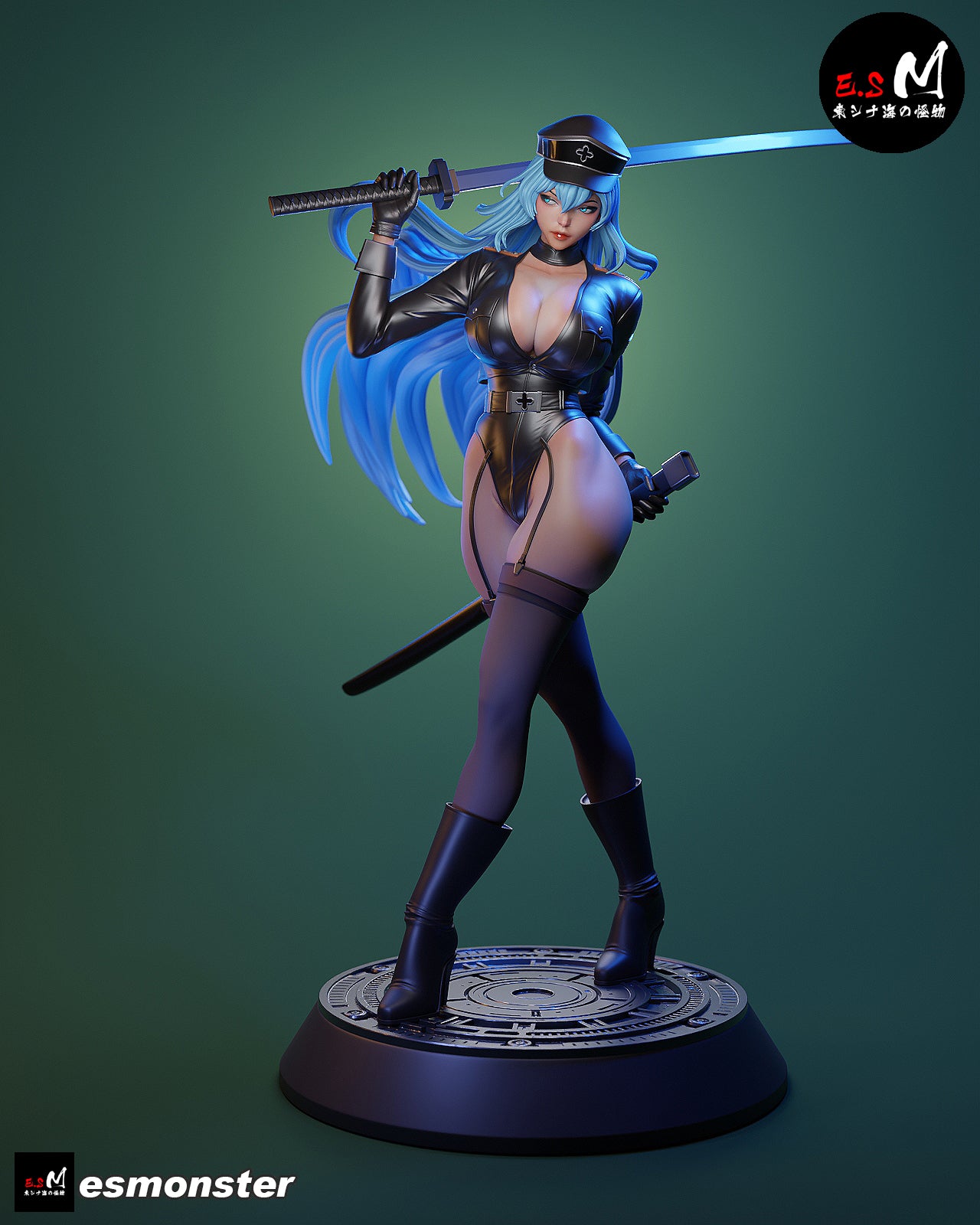 Esdeath - Kill La Kill / Akame Ga Kill! (SFW/NSFW 18+ Only) - 1:6 Scal   Dungeon Master Minis