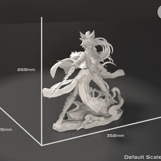 Grey render with measurement overlay showing 292mm height, 198mm depth, and 164mm width.