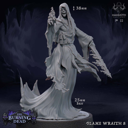 Flame Wraiths – The Burning Dead Undead Horror Miniatures