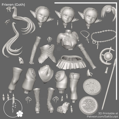 Goth Frieren - Frieren: Beyond Journey's End / Hepburn: Sōsō no Furīren - 1:7 Scale Figure