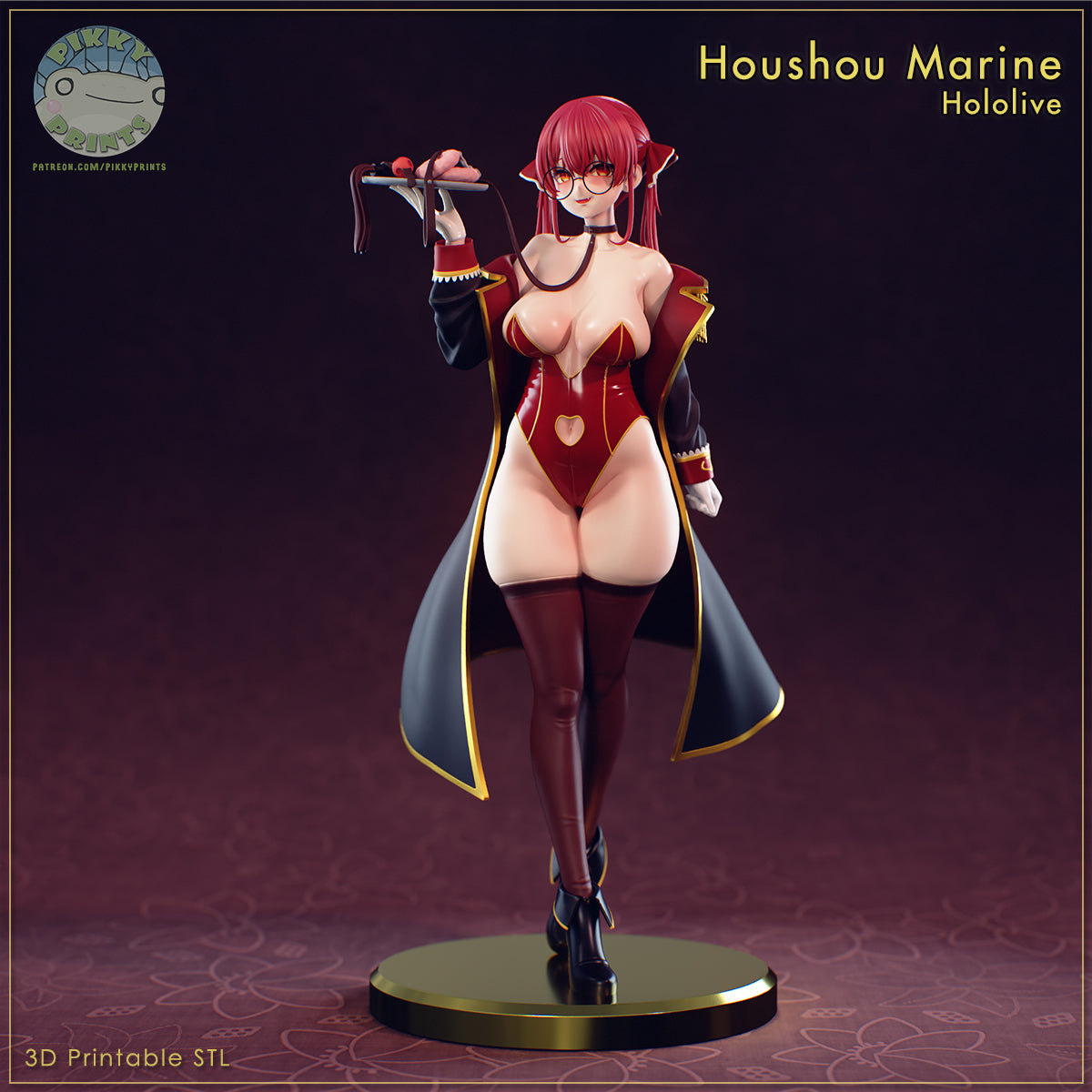 Houshou Marine Hololive 1:7 scale figure full body pose pirate idol outfit