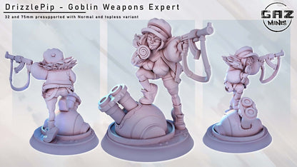 DrizzlePip, experto en armas goblin