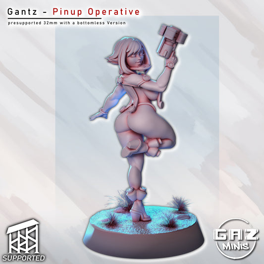 Gantz - Pin-Up Operative (Elf) - Sci-Fi Miniature