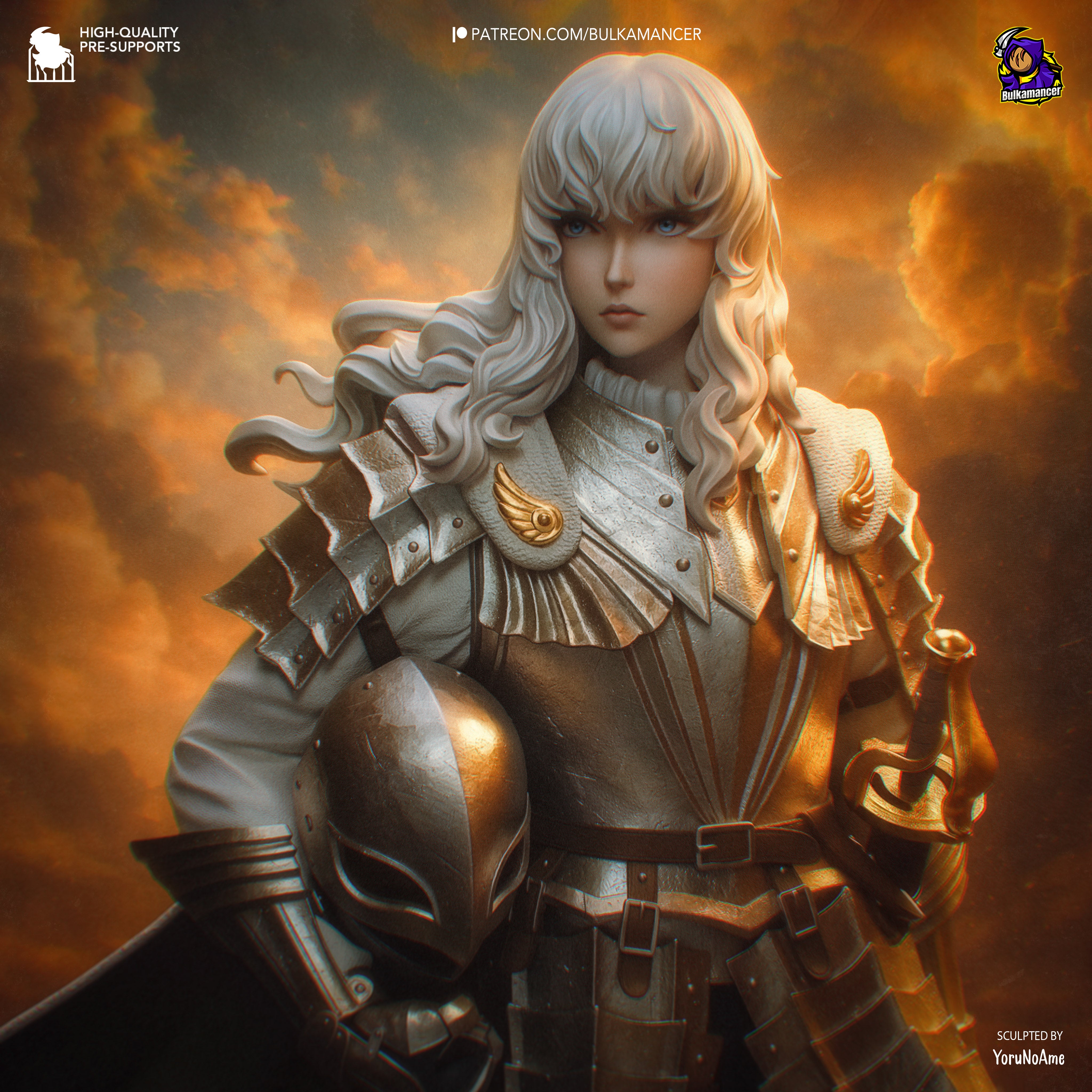 Griffith - Berserk - 1:8 Scale Figure – Dungeon Master Minis