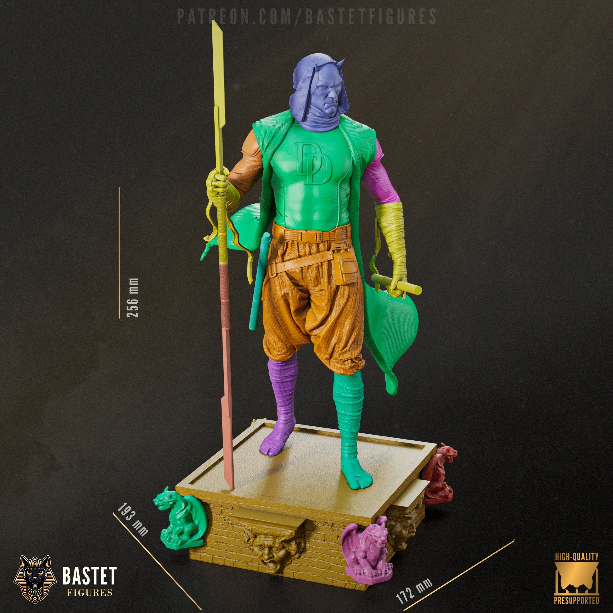 Daredevil / King Daredevil Suit - Marvel Comics - 1:8 Scale, Bust