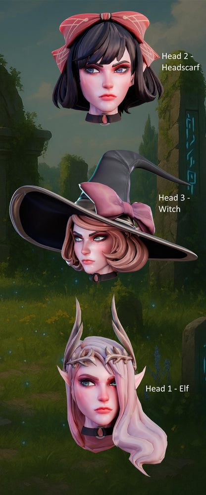 Wanda Moonfire (SFW/NSFW 18+ Only) - Witch Miniature