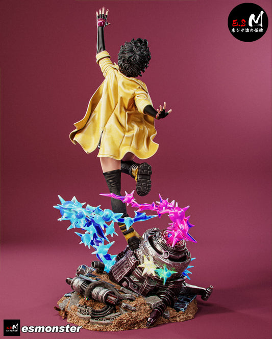 Jubilee Marvel Comics 1:6 scale figure rear view coat flowing mutant powers