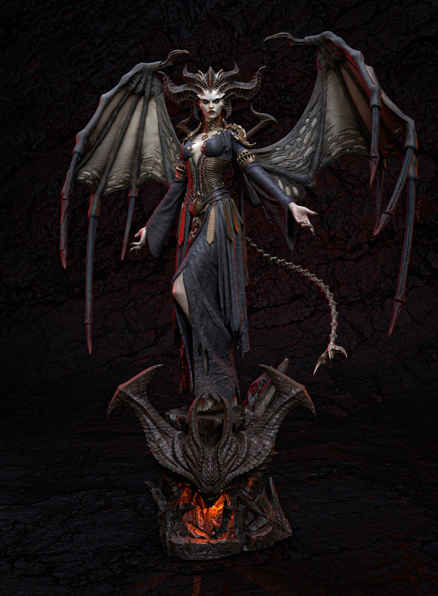 Lilith - Diablo 4 (SFW/NSFW 18+ Only) - 1:6 Scale Figure