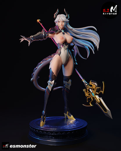 Luna Epic Seven collectible statue NSFW display variant