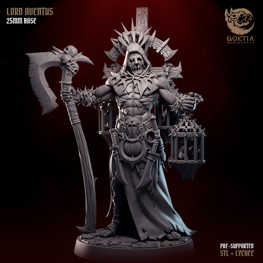 Lord Aventus – Undead Executioner – Resin Tabletop Miniature