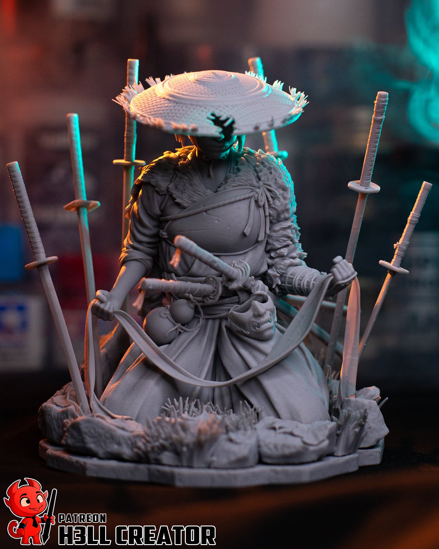 Atsu - Ghost of Yotei - 1:8 Scale Figure & Bust – Dungeon Master Minis