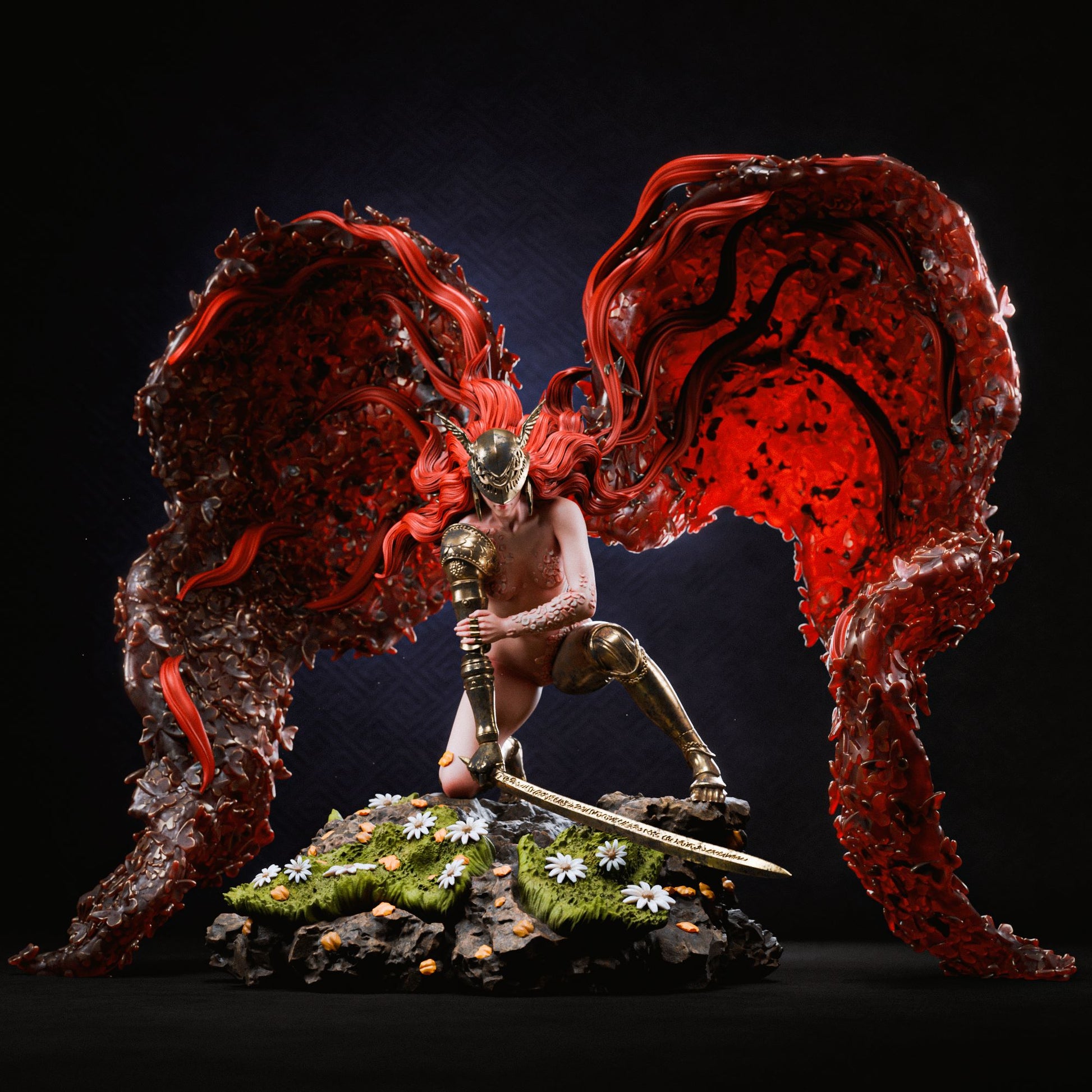 Malenia - Elden Ring - 1:6, 1:9 Scale Figures & Bust Dungeon Master Minis Malenia - Elden Ring - 1:6, 1:9 Scale Figures & Bust Dungeon Master Minis