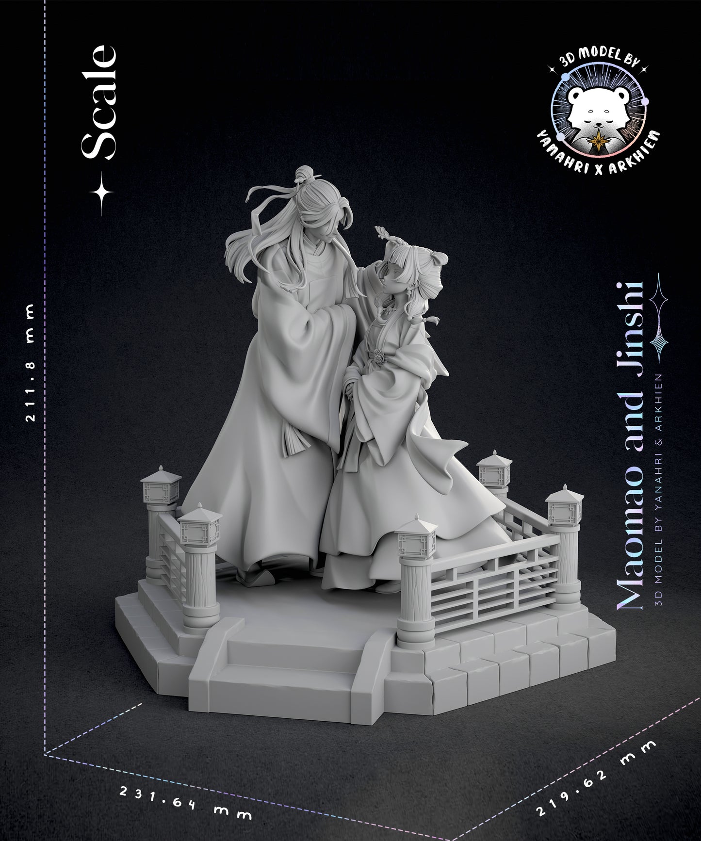 Jinshi & Maomao Diorama - The Apothecary Diaries / Kusuriya no Hitorigoto - 1:8 Scale Figures